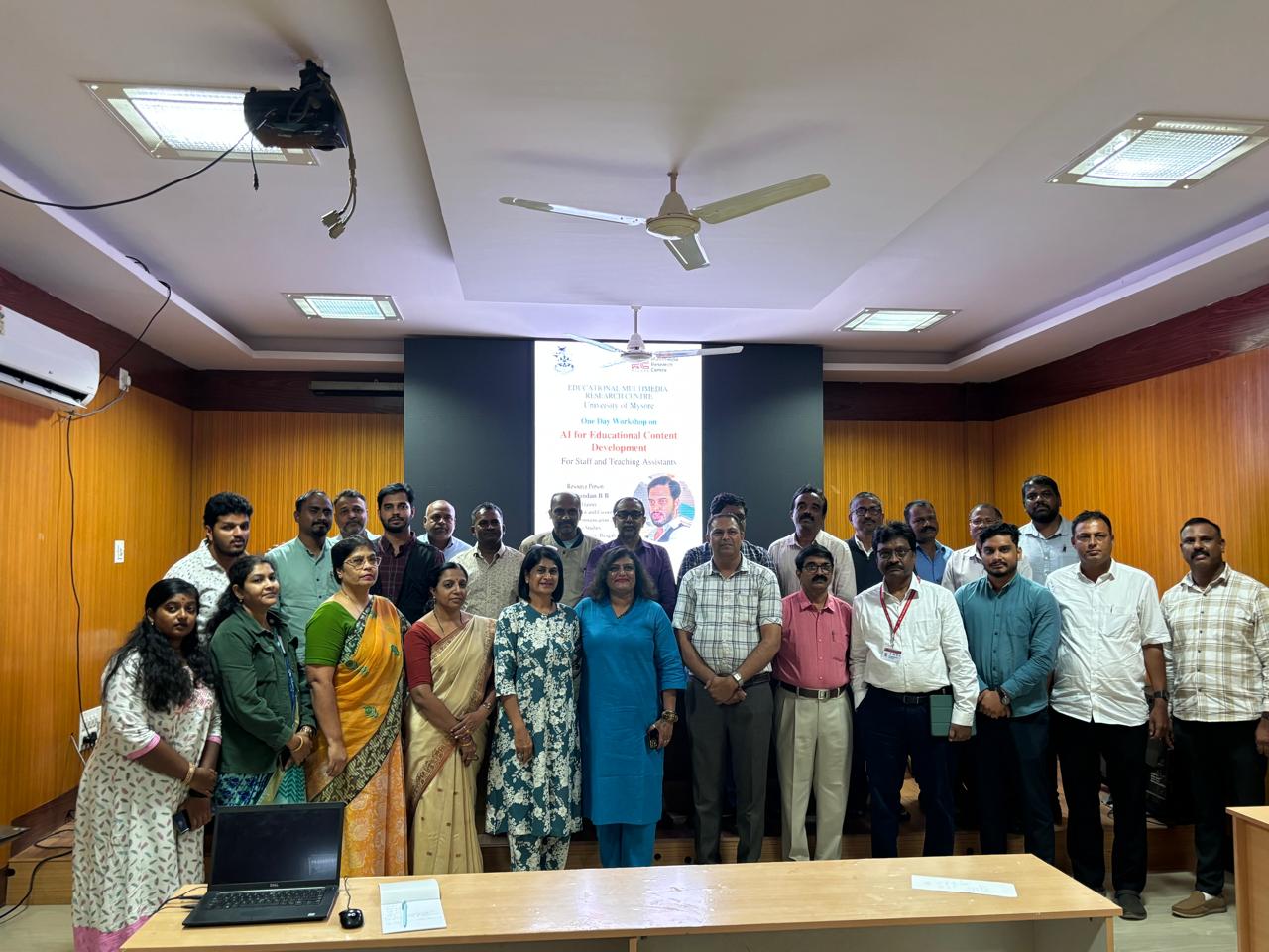 EMRC Mysore Hosts Workshop on AI for Educational Content Development